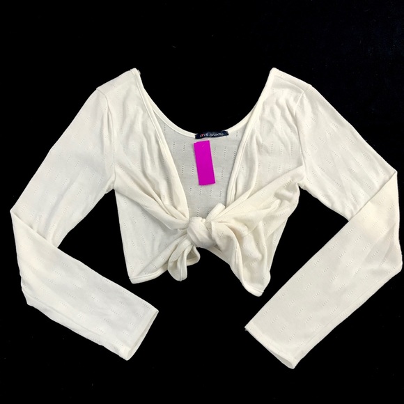 Love Julian Tops - Love Julian Cream Shrug